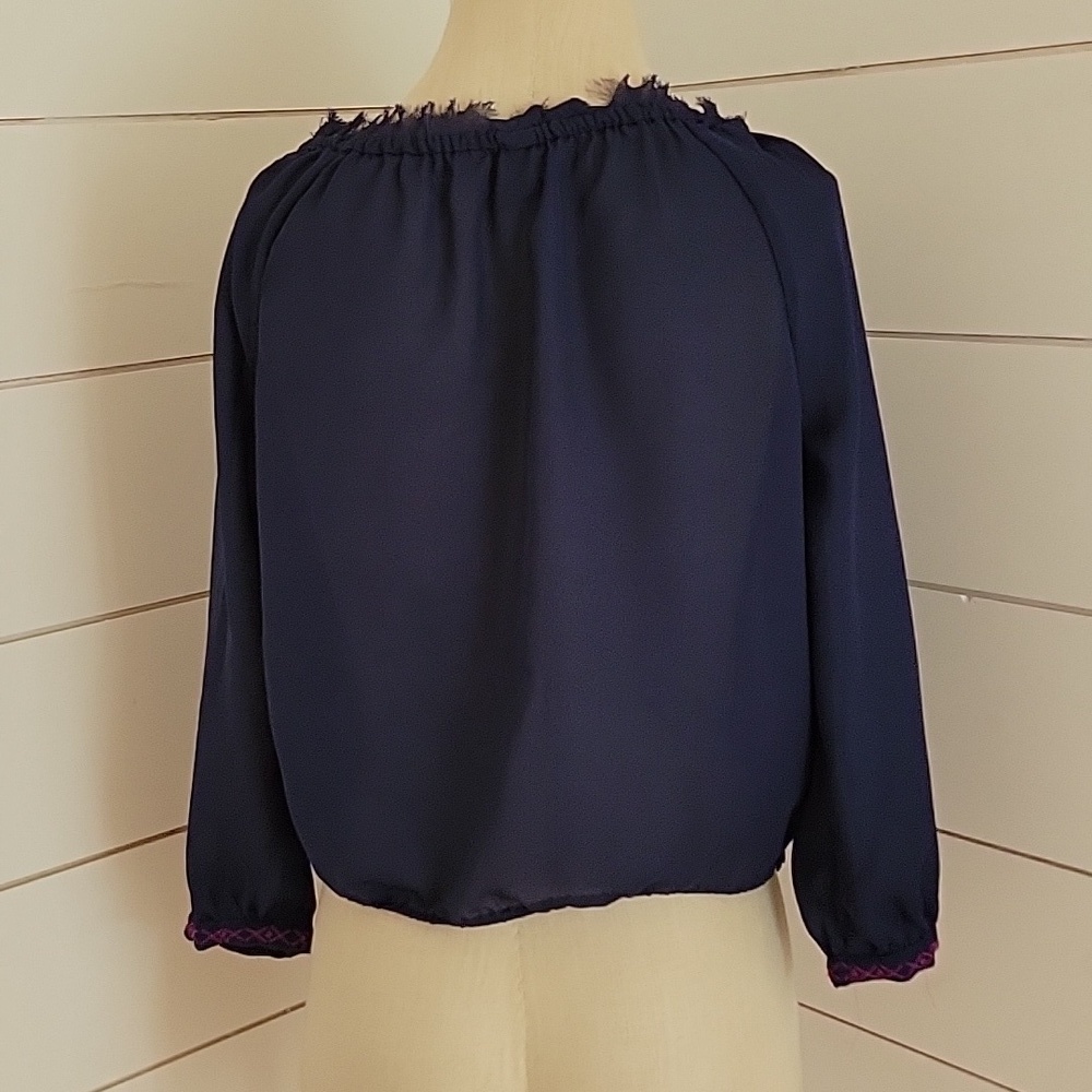 American Eagle Outfitters small pullover sheer blouse - Picture 4 of 7